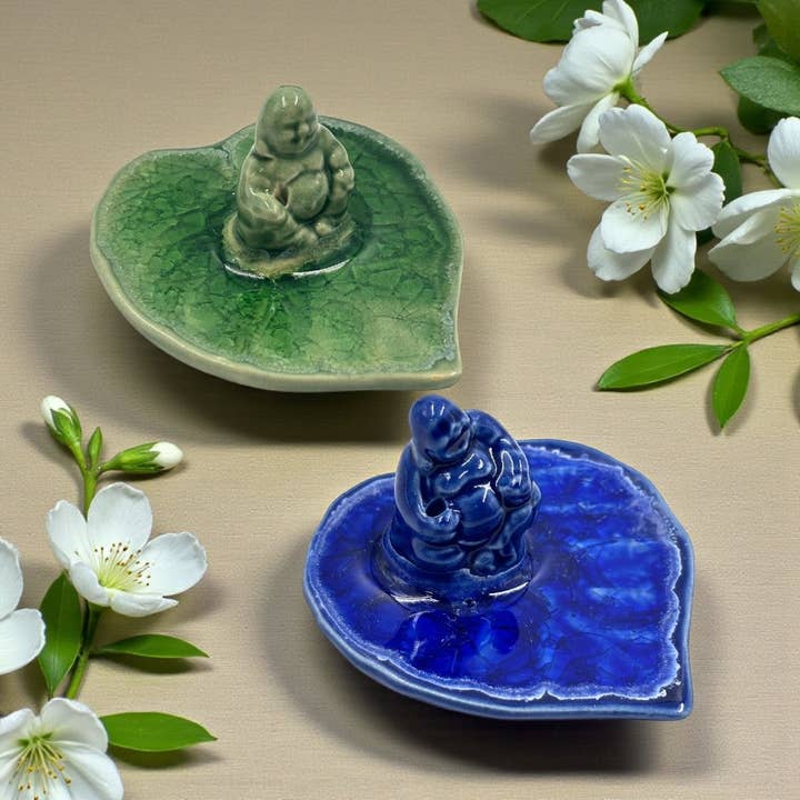 Ceramic Buddha Incense Burner