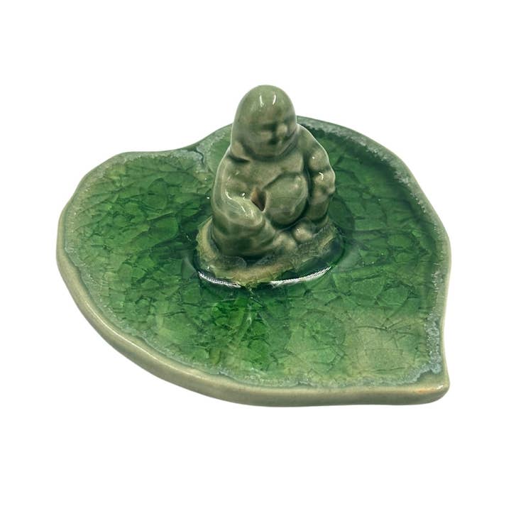 Ceramic Buddha Incense Burner