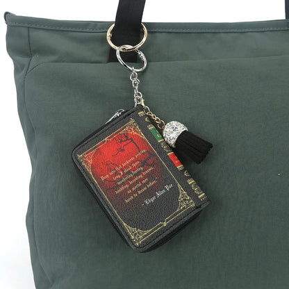 The Raven Book Bag Charm Coin Purse