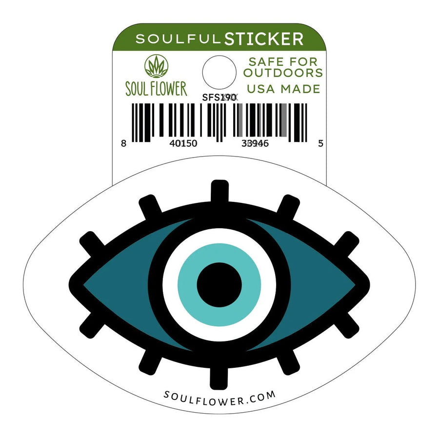 Soul Flower Evil Eye Sticker