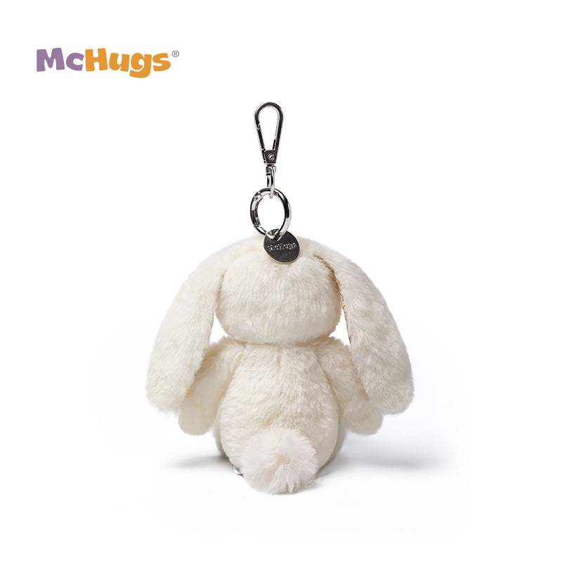 McHugs Cream Bunny Rabbit Stuffed Animal Bag Charm