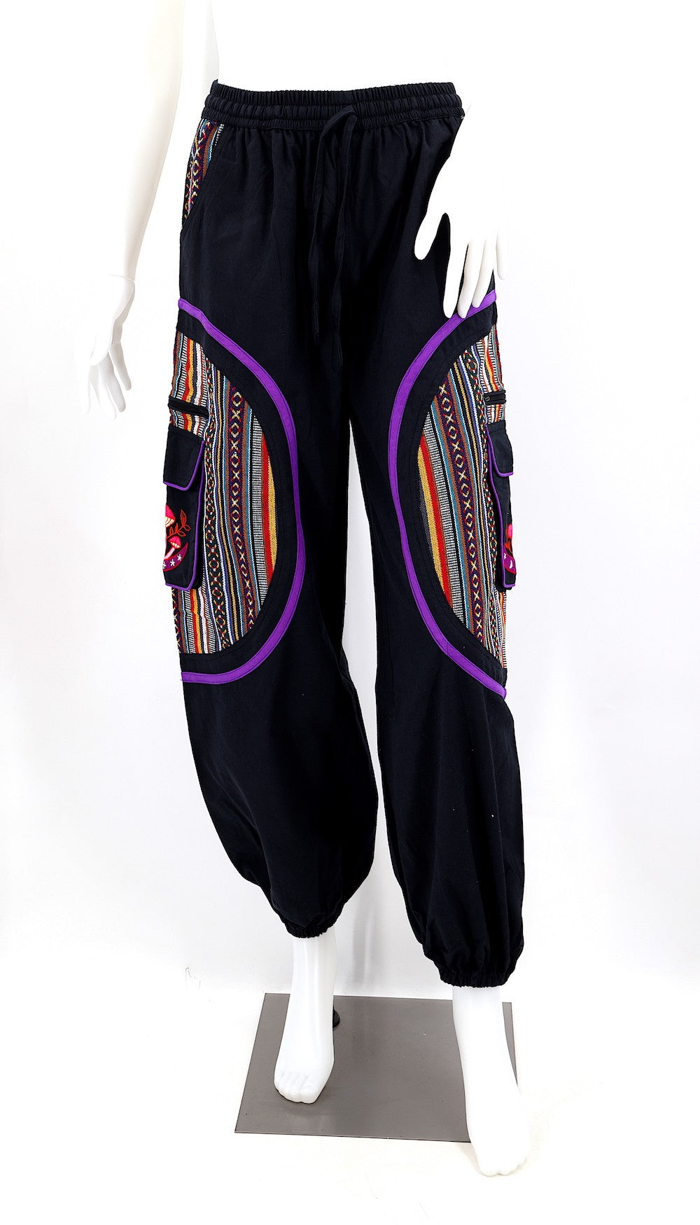 Hippie Moon Embroidered Mushroom Gheri Pants