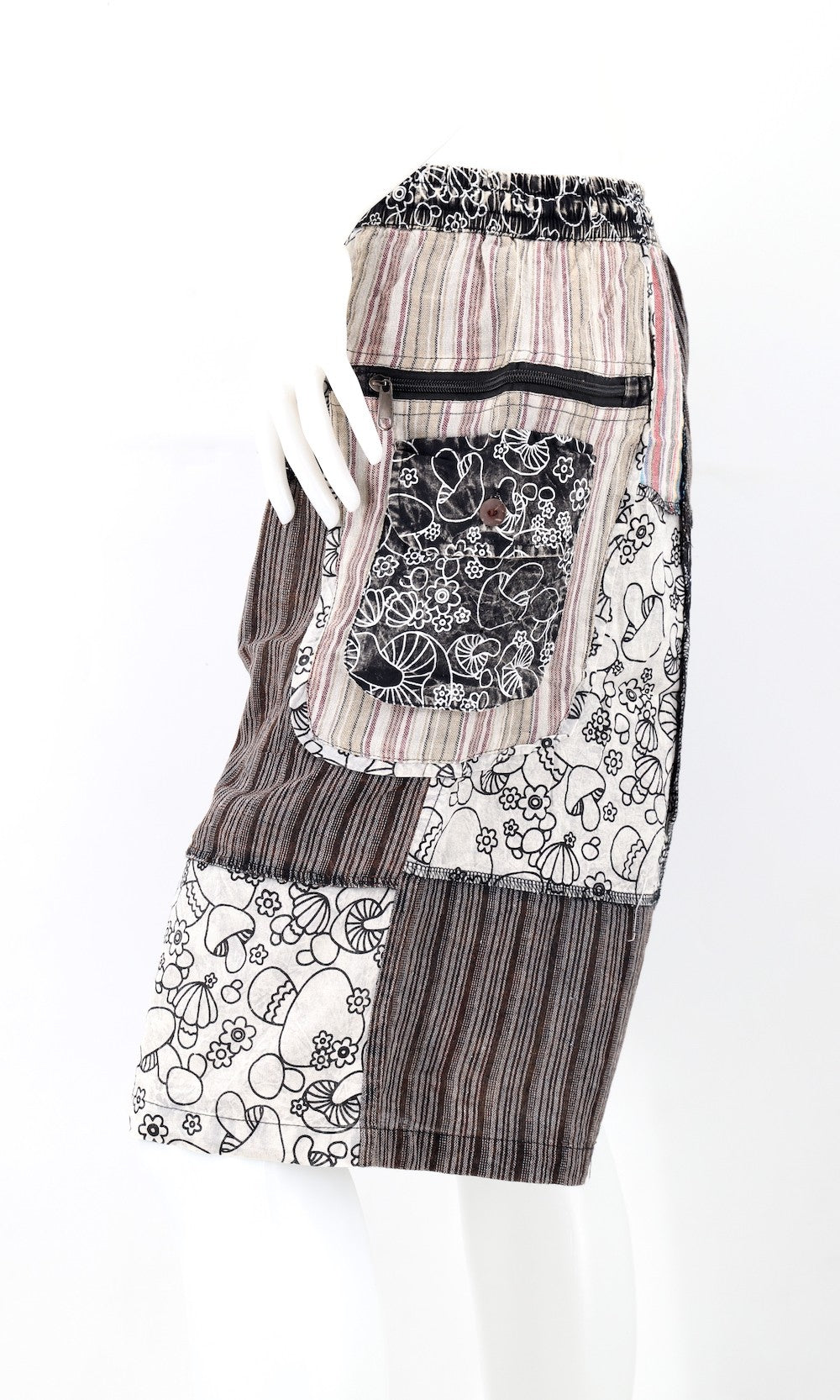 Shroom Patchwork Shorts