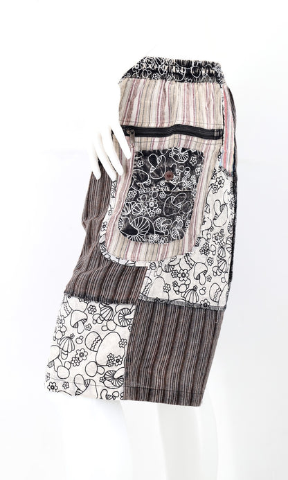 Shroom Patchwork Shorts