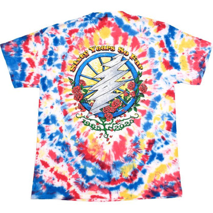 Grateful Dead 60th Anniversary Tie Dye T-Shirt