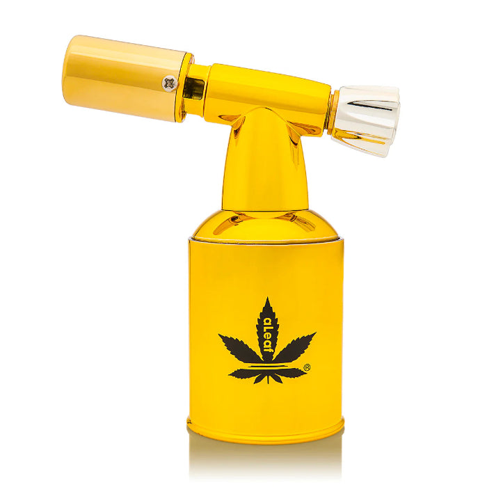 aLeaf 5" Brass Turbo Flame Torch - Gold