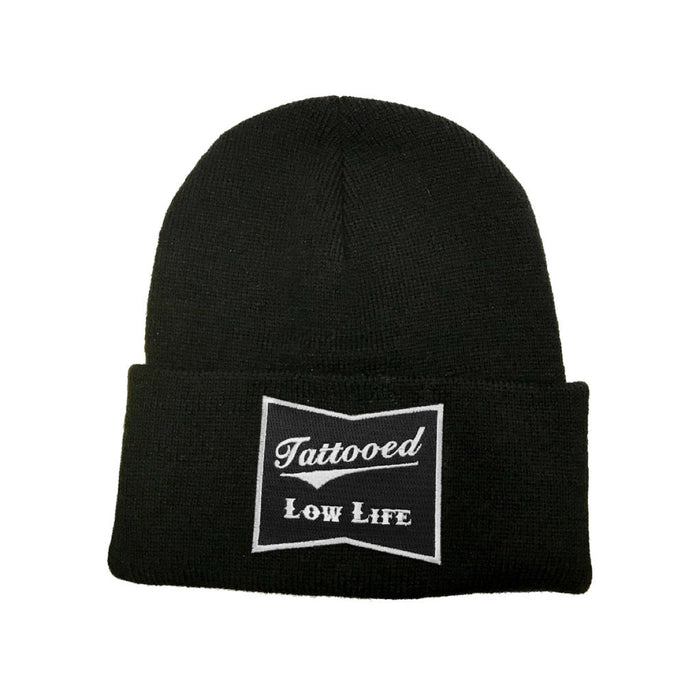 Cartel Ink Tattooed Low Life Beanie in Black