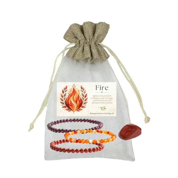 Intentions Bracelet Set - Fire 4mm