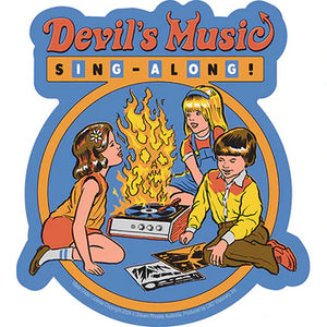 Steven Rhodes Devil's Music Sticker