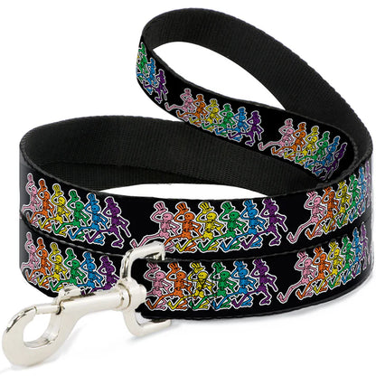 Grateful Dead Dancing Skeletons Dog Leash 1" inch Wide