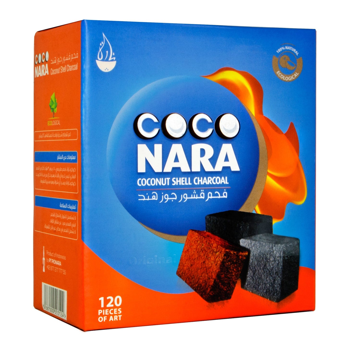 Coco Nara Hookah Coals - 120 piece