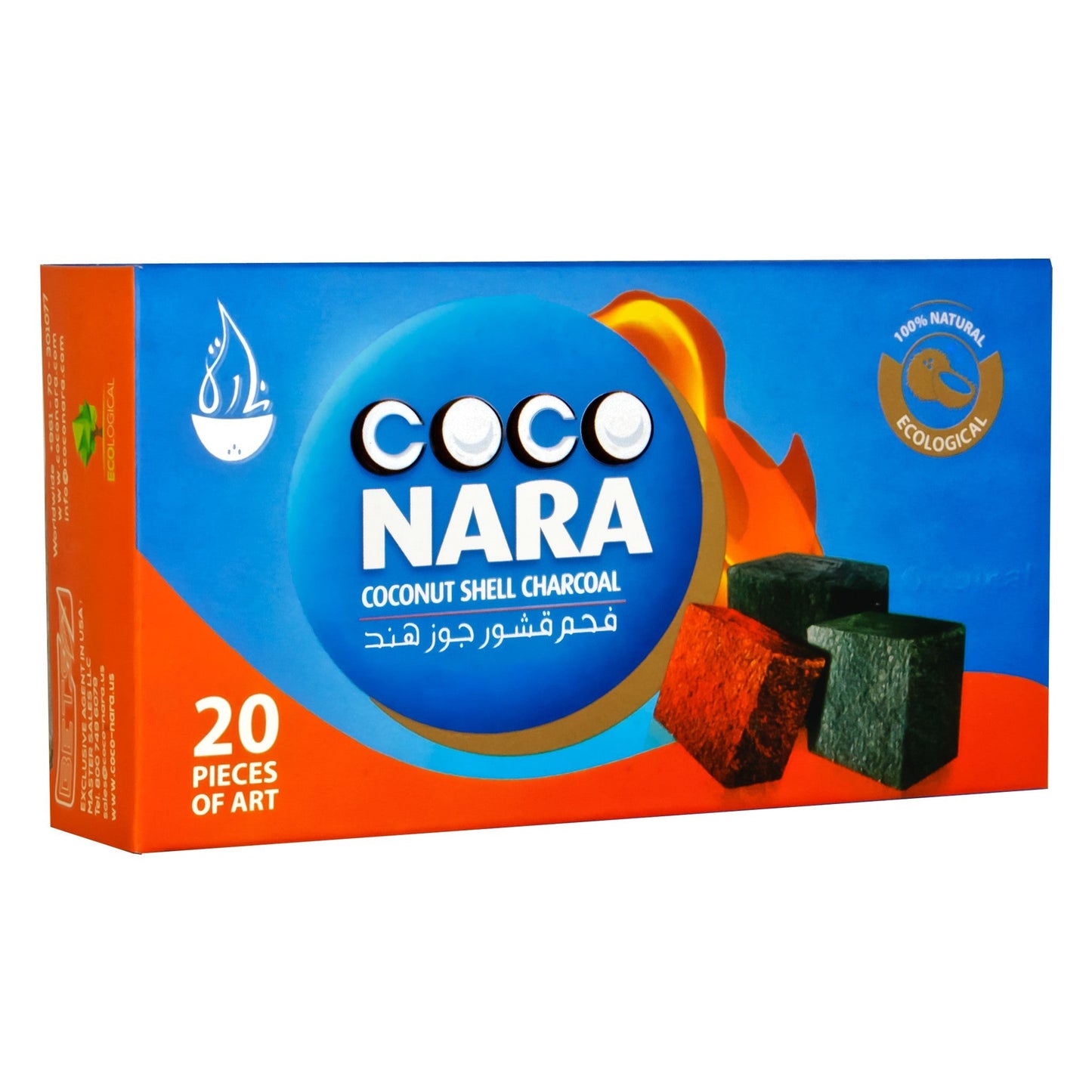 Coco Nara Hookah Coal - 20 piece