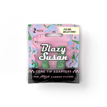 Blazy Susan Silicone Purize Cone Tip Adaptor 2 pack - Green