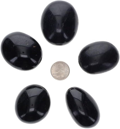 TruEnergy Black Tourmaline Palm Stone - 2"
