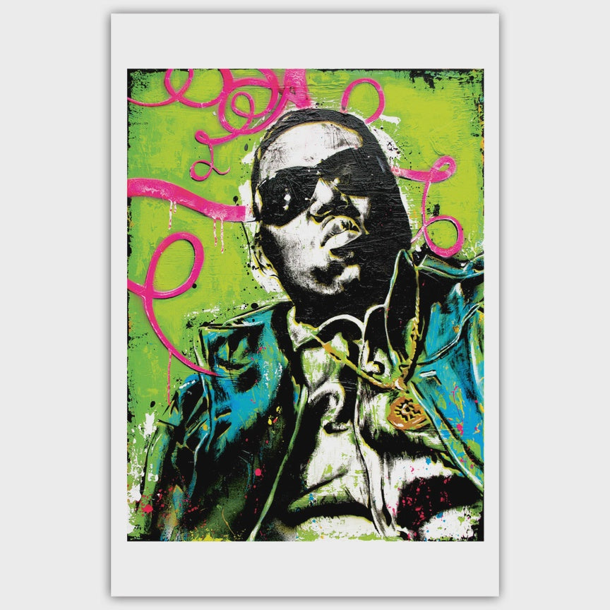 Biggie Smalls Art Print 12 X 18"