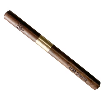 Bear Quartz Wood Pocket Spatula Dabber