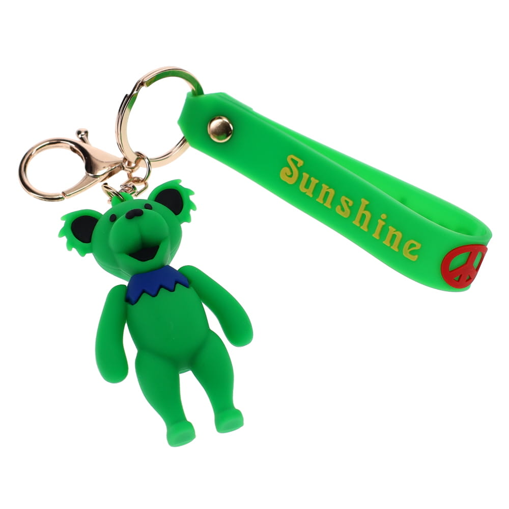 Sunshine Daydream Silicone Bear Keychain