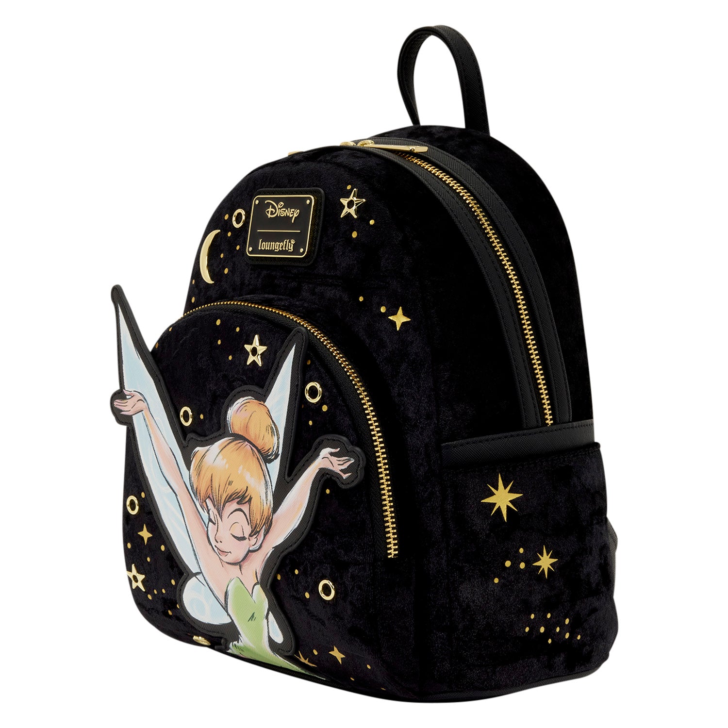 candies velvet quilted mini backpack Loungefly Disney Tinker Bell Pixie Dust Velvet Mini Backpack – Sunshine Daydream