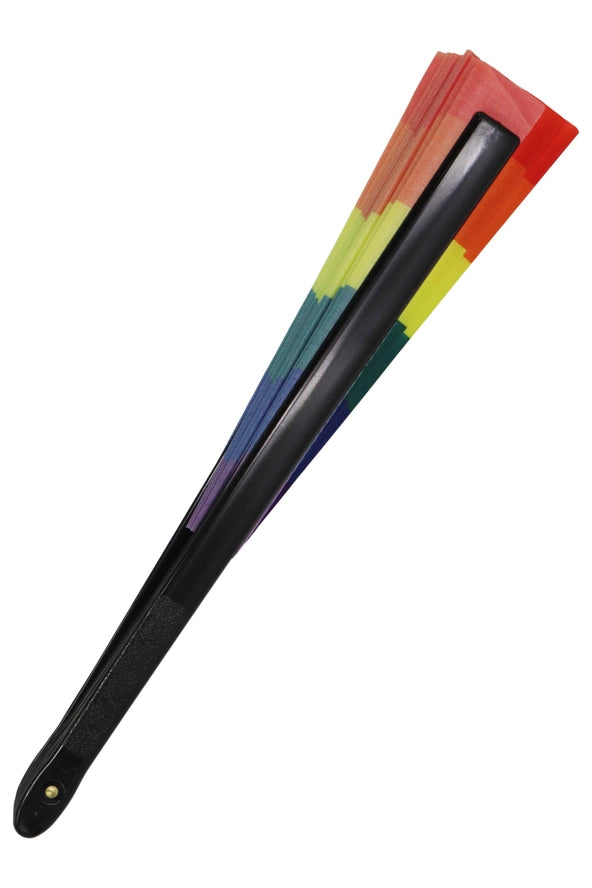 Oversized Rainbow Folding Clack Hand Fan