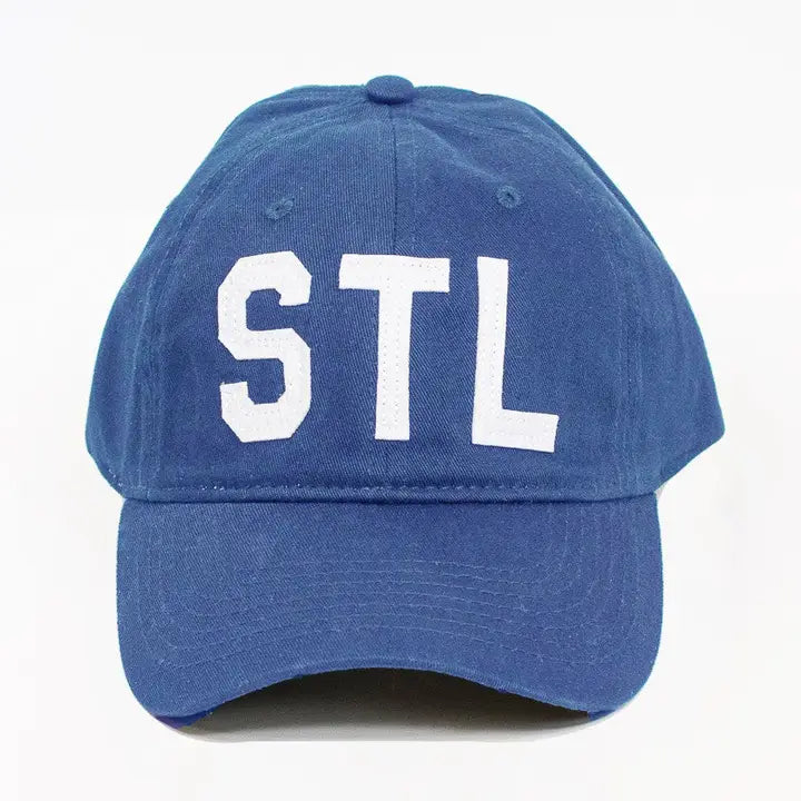 St. Louis "STL" Collegiate Dad Hat – Royal Blue