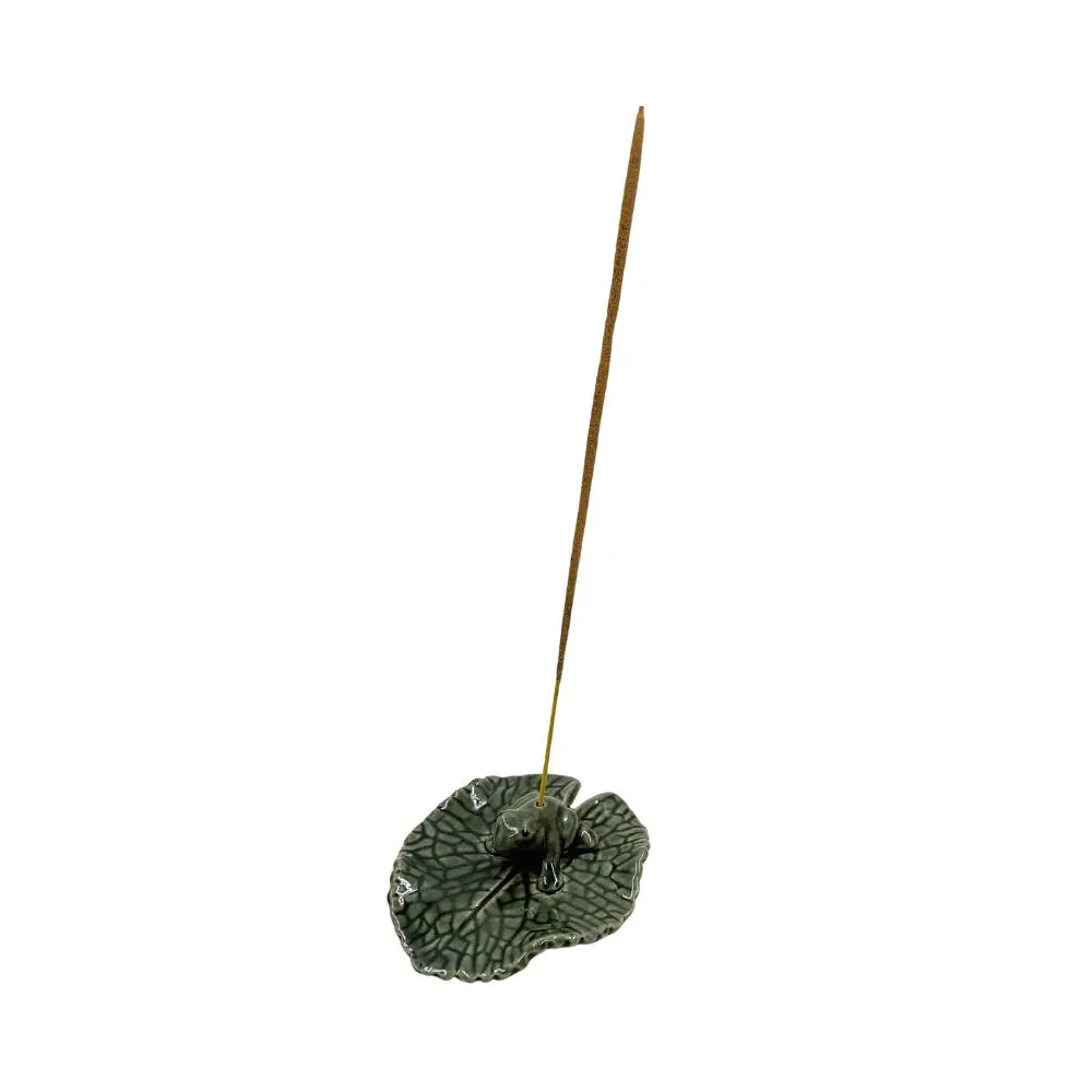 Ceramic Frog Incense Burner
