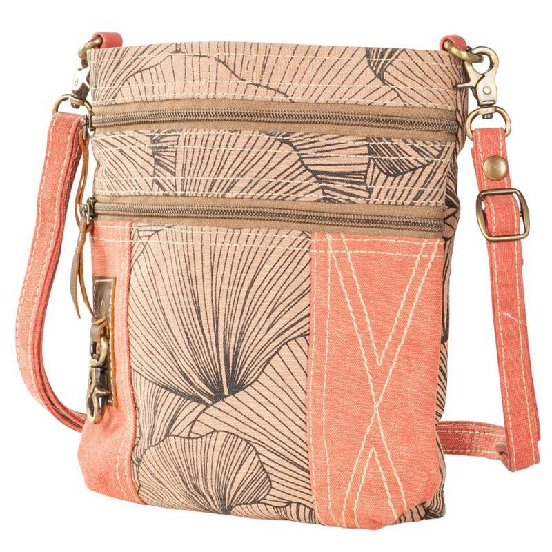 Clea Ray Botanical Print Crossbody Bag