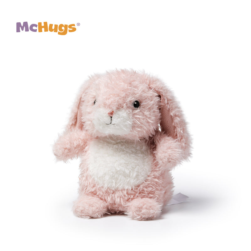McHugs Cherry Blossom Bunny Weighted Plush Animal 18cm