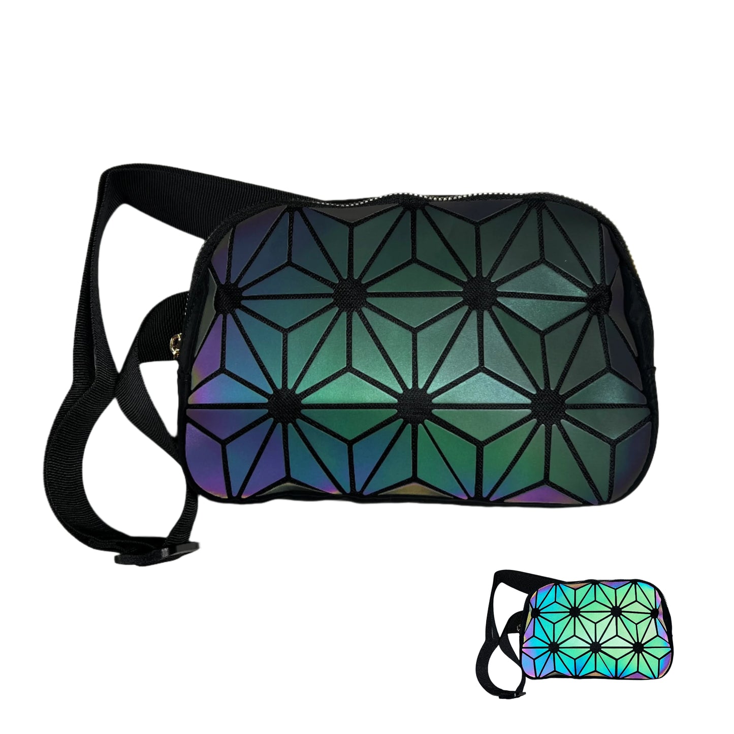 Flash Belt Bag 3D in Dark Multi Color