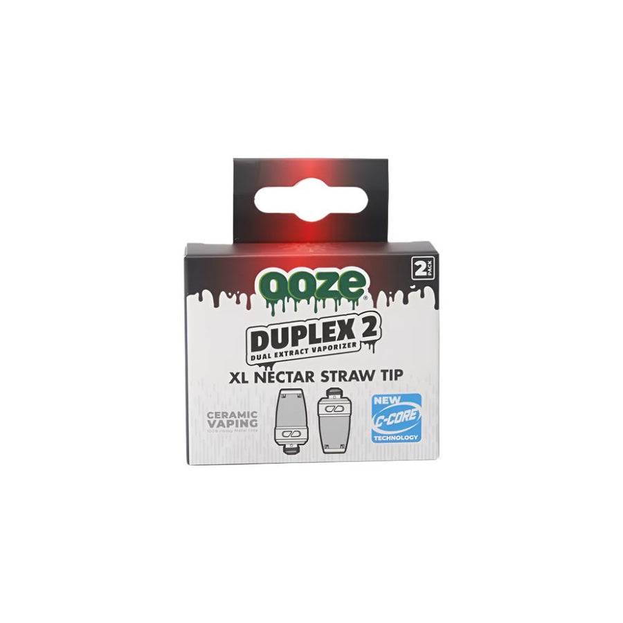 Ooze Duplex 2 Vape Battery XL Nectar Straw Tip - 2 pack