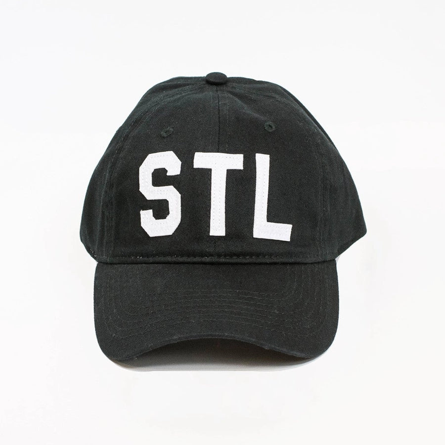 St. Louis "STL" Collegiate Dad Hat – Classic Black