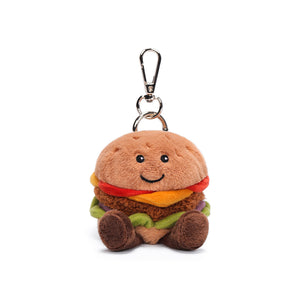 McHugs Juicy Cheeseburger Stuffed Animal Bag Charm