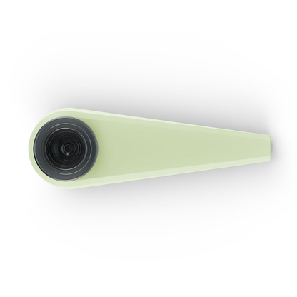 Softglass Token Hand Pipe - Aura Glow-in-the-Dark