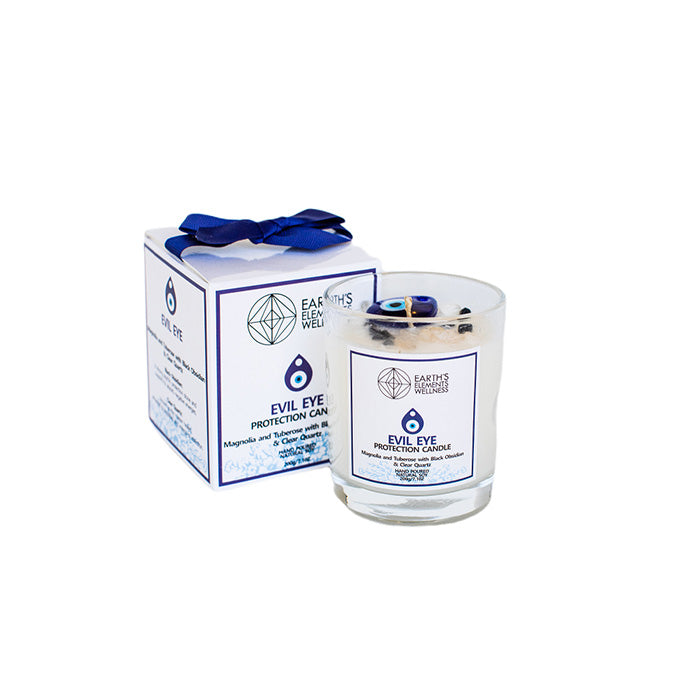 Earth's Elements Wellness Candle - Evil Eye Protection
