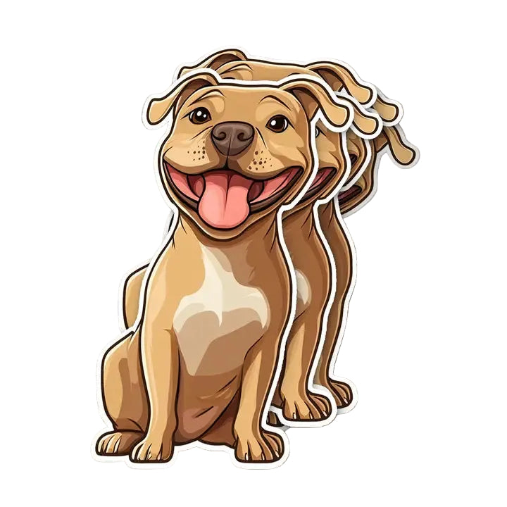 Happy Pitty Sticker - 2"