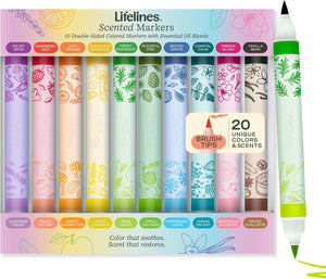 Lifelines™ Dual Ended Scented Markers - 20 Colors