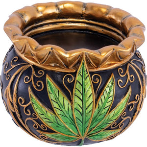 Fujima Royal Leaf Cauldron Ashtray SALE