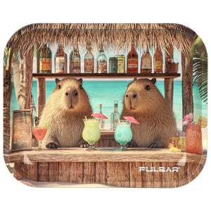 Pulsar Large Metal Rolling Tray - Capybara Cabana