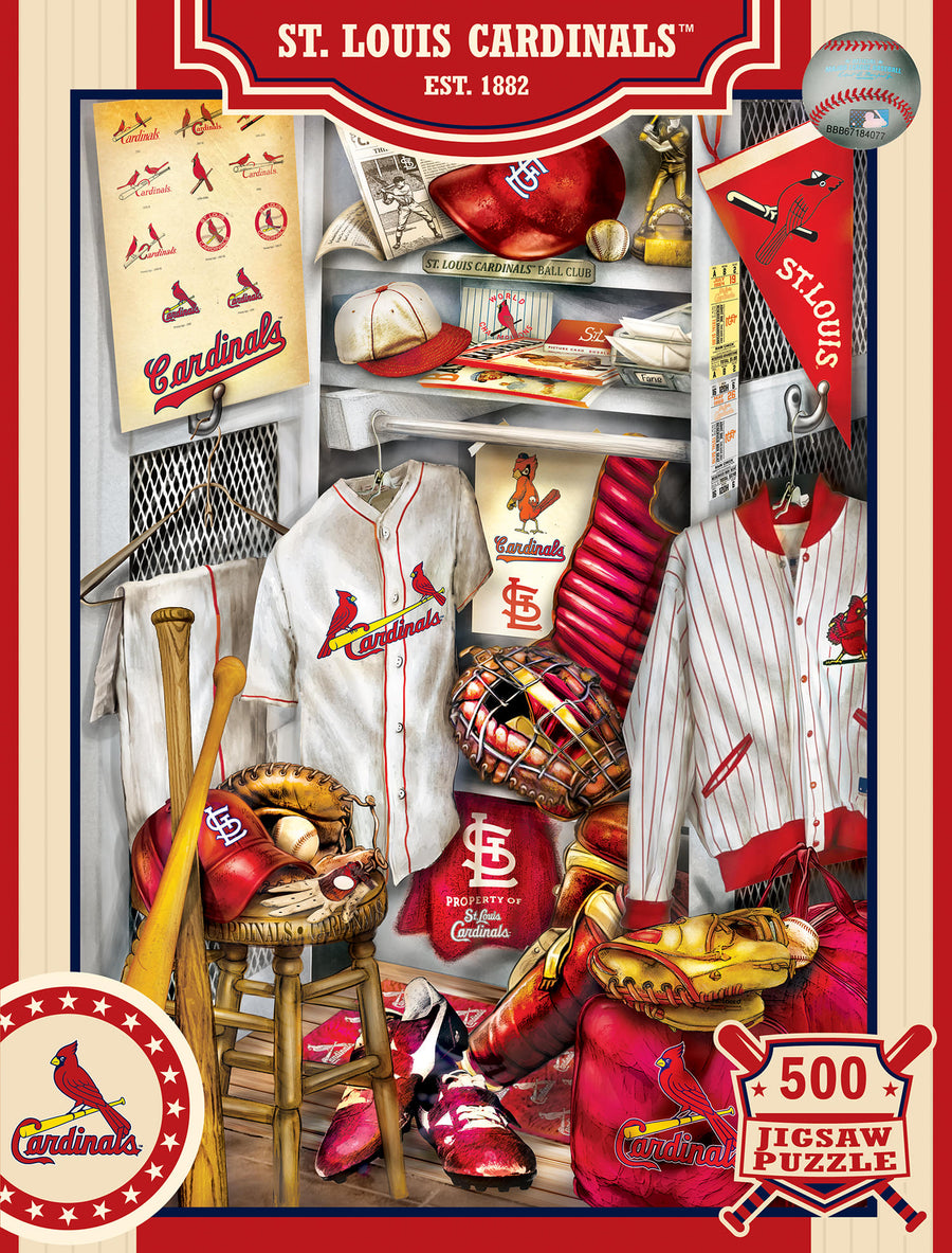 St. Louis Cardinals Locker Room 500 Piece Puzzle