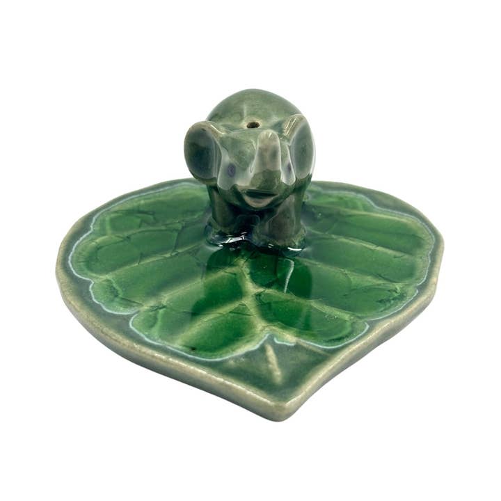 Ceramic Elephant Incense Burner