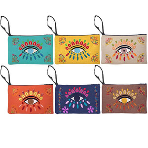 Evil Eye Ecuadorian Embroidered Wristlet SALE
