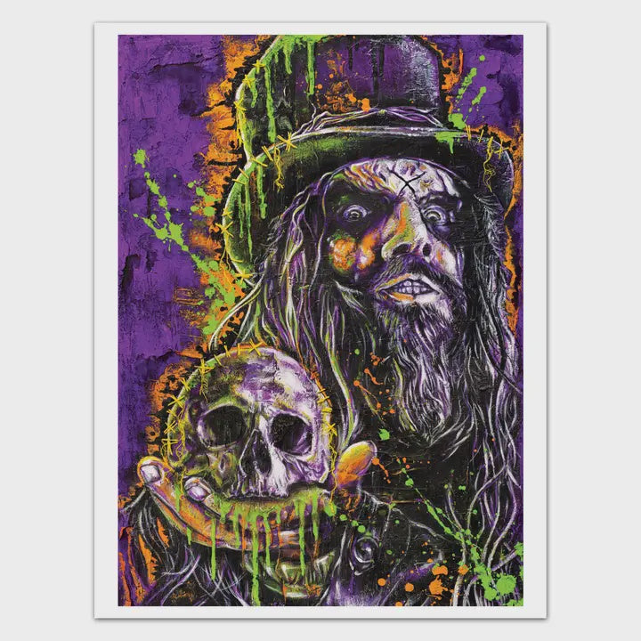 Rob Zombie Art Print 12 X 18"