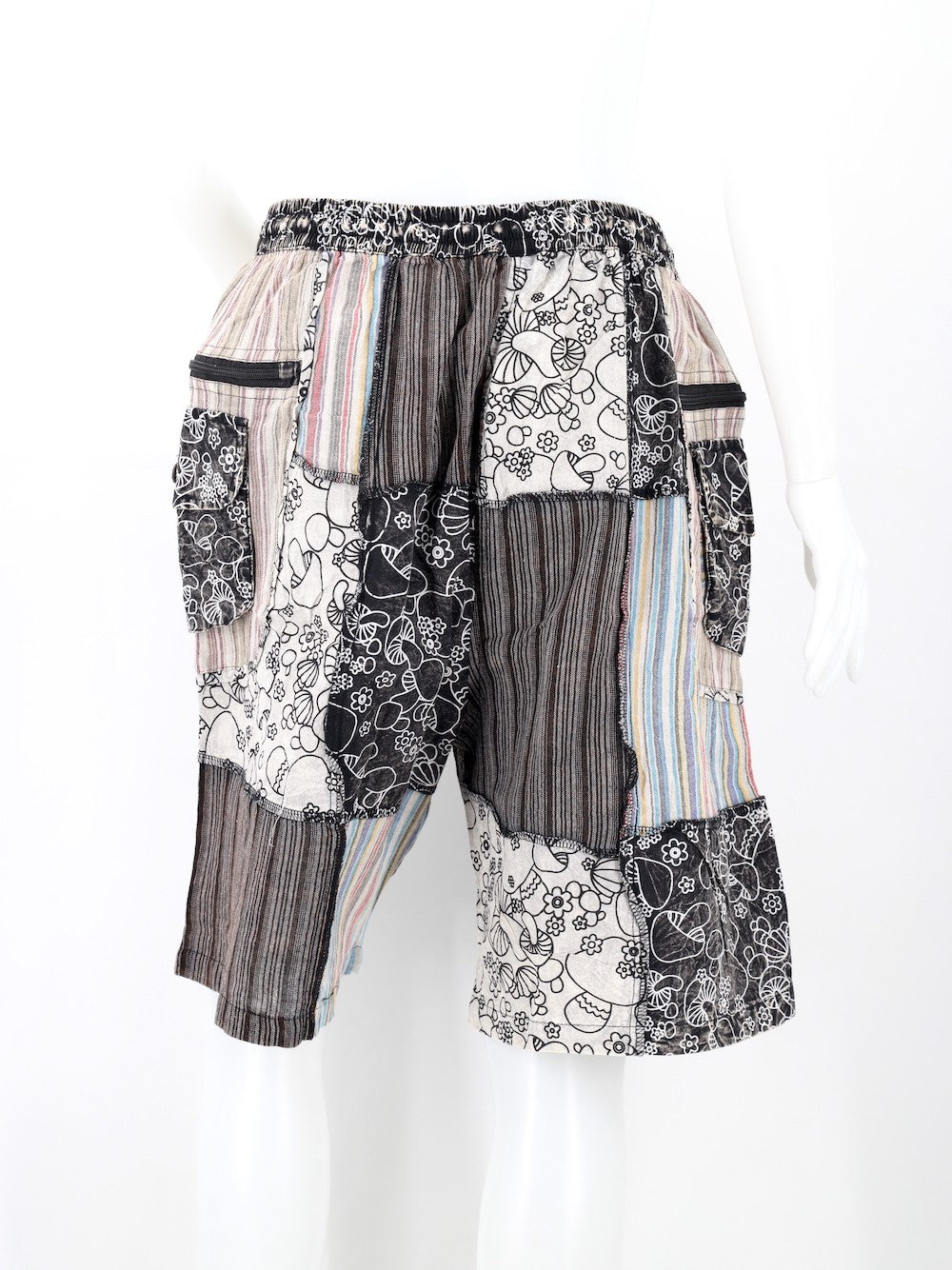 Shroom Patchwork Shorts