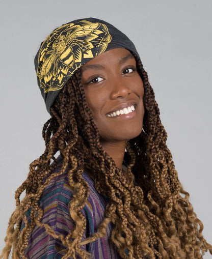 Soul Flower Bee Mandala Boho Headband