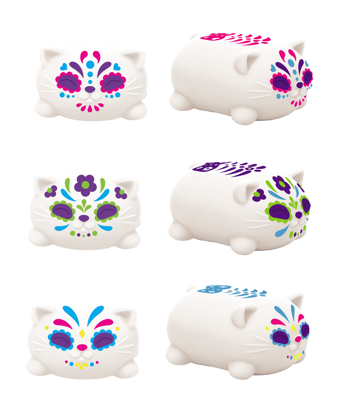 NeeDoh Sugar Skull Cool Cats