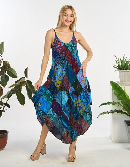 Harem Patchwork Freeflow Dress