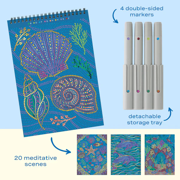 Lifelines™ FlowArt: Dot-By-Letter Into the Deep Coloring Pad