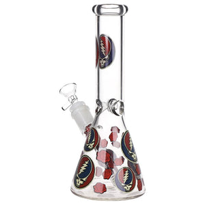 Pulsar x Grateful Dead 10" Beaker - Patchwork Steal Your Face