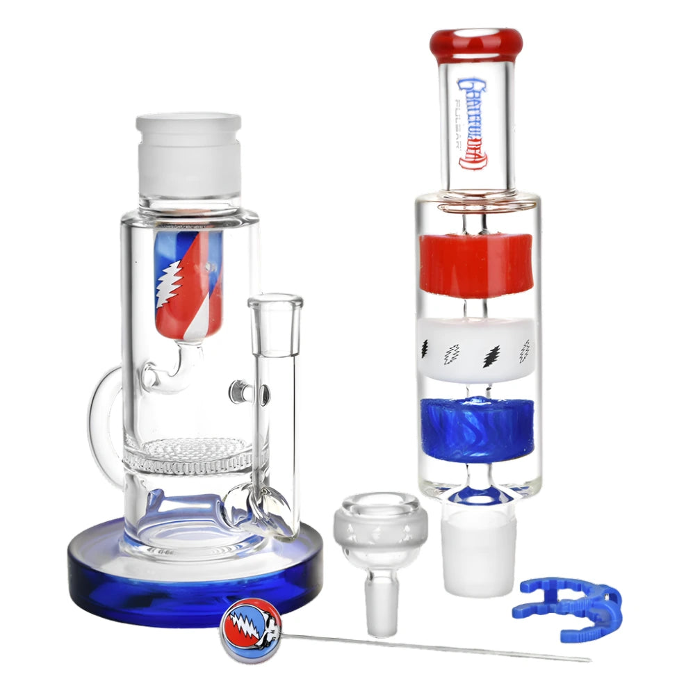 Pulsar x Grateful Dead 16.5" Cool It Down Glycerin Water Pipe Set