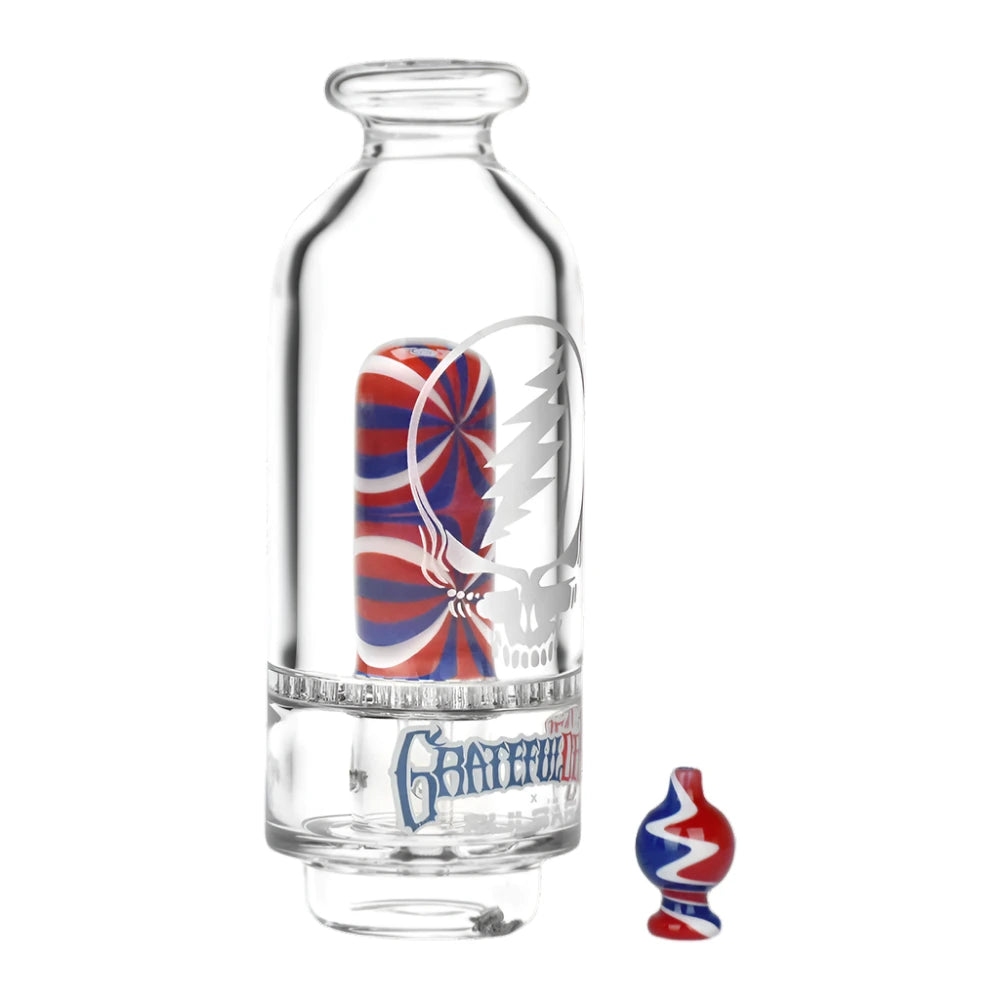 Pulsar x Grateful Dead Sandblast Stealie Puffco Peak Top Set
