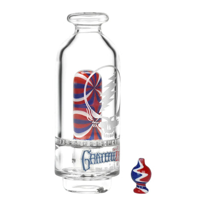 Pulsar x Grateful Dead Sandblast Stealie Puffco Peak Top Set